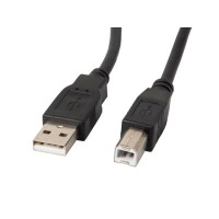 Кабел/преходник Lanberg USB-A (M) -> USB-B (M) 2.0 cable 5m